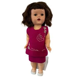 VINTAGE 1950s Ideal SAUCY WALKER 16" RARE GREEN EYES Restored Crier Works